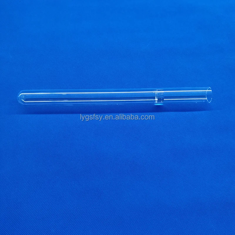 Polished quartz glass tube Heat Resistant Quartz Clear Glass Tubes with plug stopper polished quartz glass tube