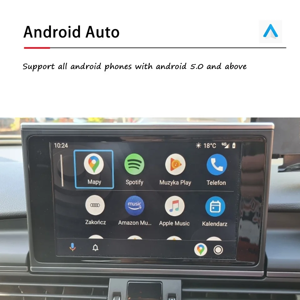 Автомобильный мультимедийный беспроводной модуль Apple Carplay 3GMMI/RMC для AUDI A6 C6 C7 A7 CarPlay IOS14 Android автомобильный интерфейс