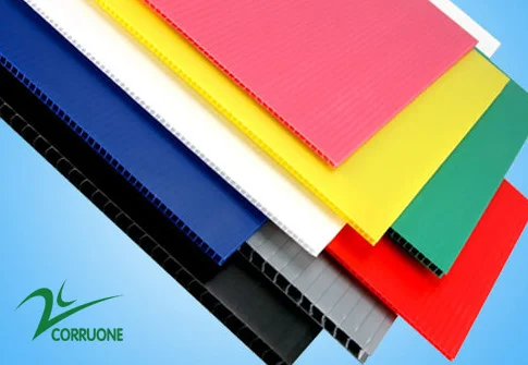 Promotional various durable using high quality PP corrugated plastic sheet hollow Conducting pp board