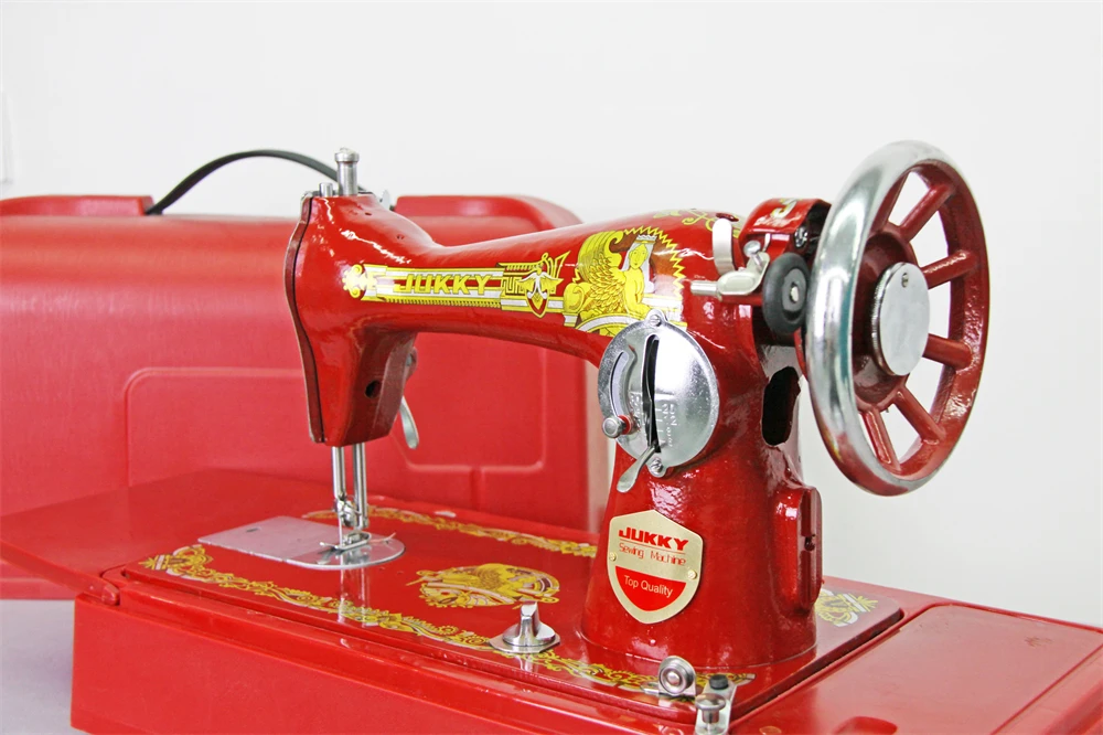 JA2-1 domestic Manual Sewing Machine with Lock Stitch Formation Thick Thread Mechanical Operation by foot and handle