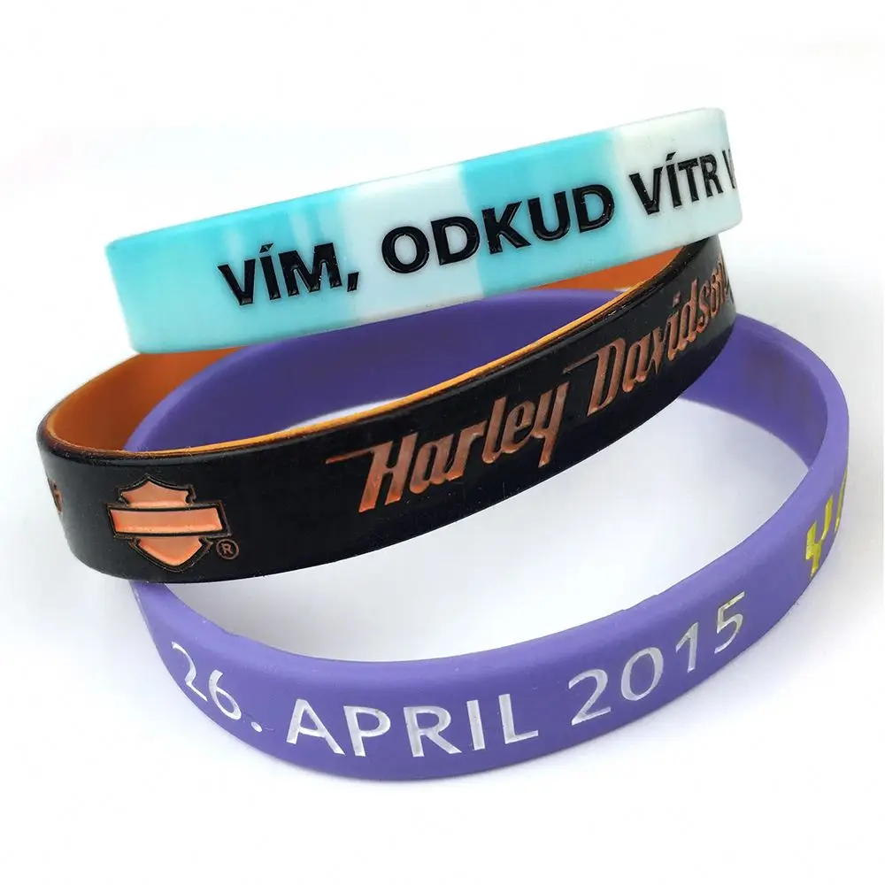 Dubai expo 2023 the brand charm  silicone wristbands bracelets with customize logo