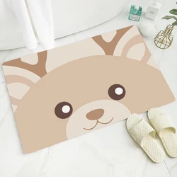 Skid-resistant Diatomite Bath Mats Bathroom Rug Keset Kamar Mandi Anti Slip Karpet Kaki Kamar Mandi