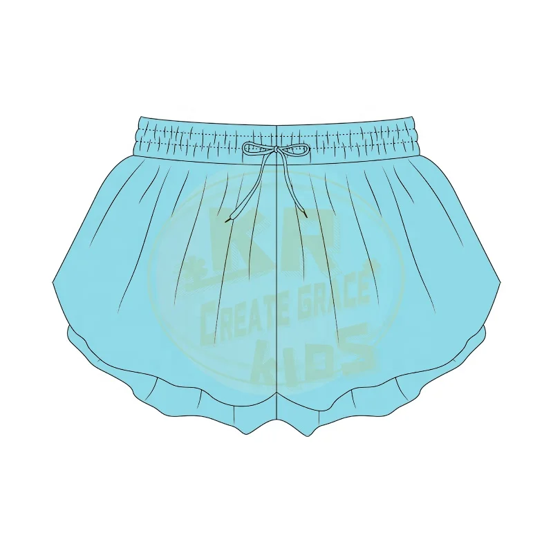 Customized Baby Kids Girl Skirt Tennis Sports Pants butterfly Shorts Yoga Sweet Girl Trousers Kids Active Wear