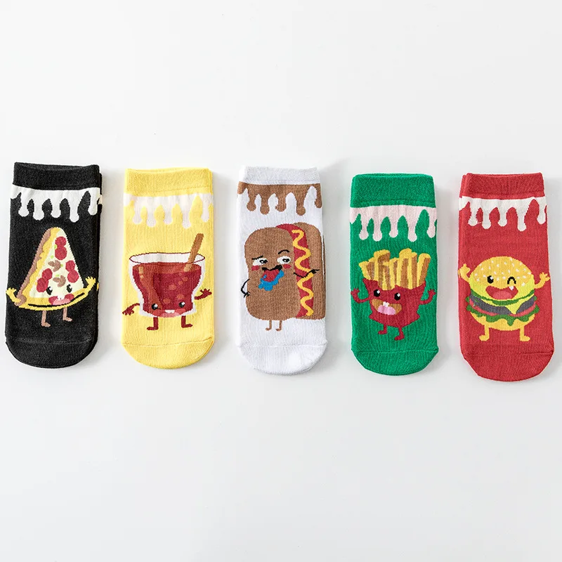 New cartoon summer socks funny yiwu wholesale top quality women socks ankle short cute socks for adult
