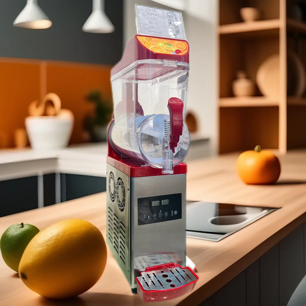 New Type Smoothie Ice Slush Machine Commercial Fruit Machine Juice Dispenser Slush Machine