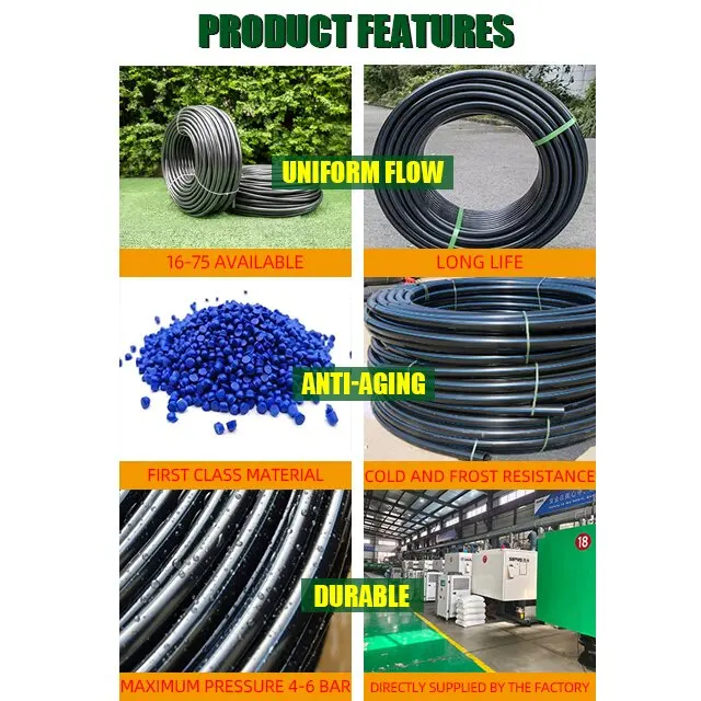 farm irrigation system drip irrigation tube plastic pipe tubes PE pipe hose for agriculture drip irrigation system