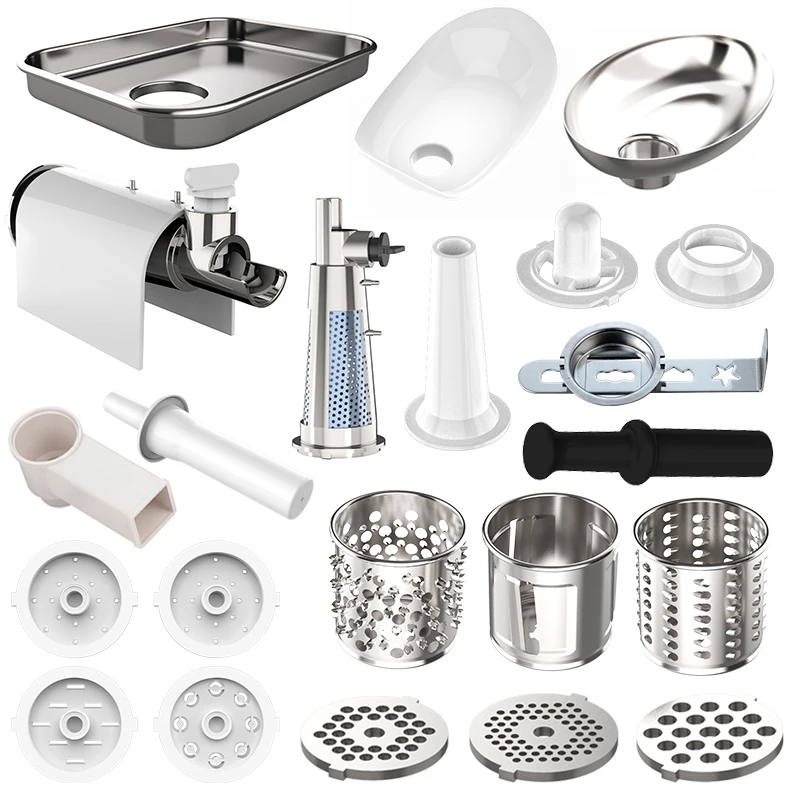 Чистая Медь 1000 Вт высококачественные кухонные приборы Медный двигатель электрическая мясорубка с низким уровнем шума