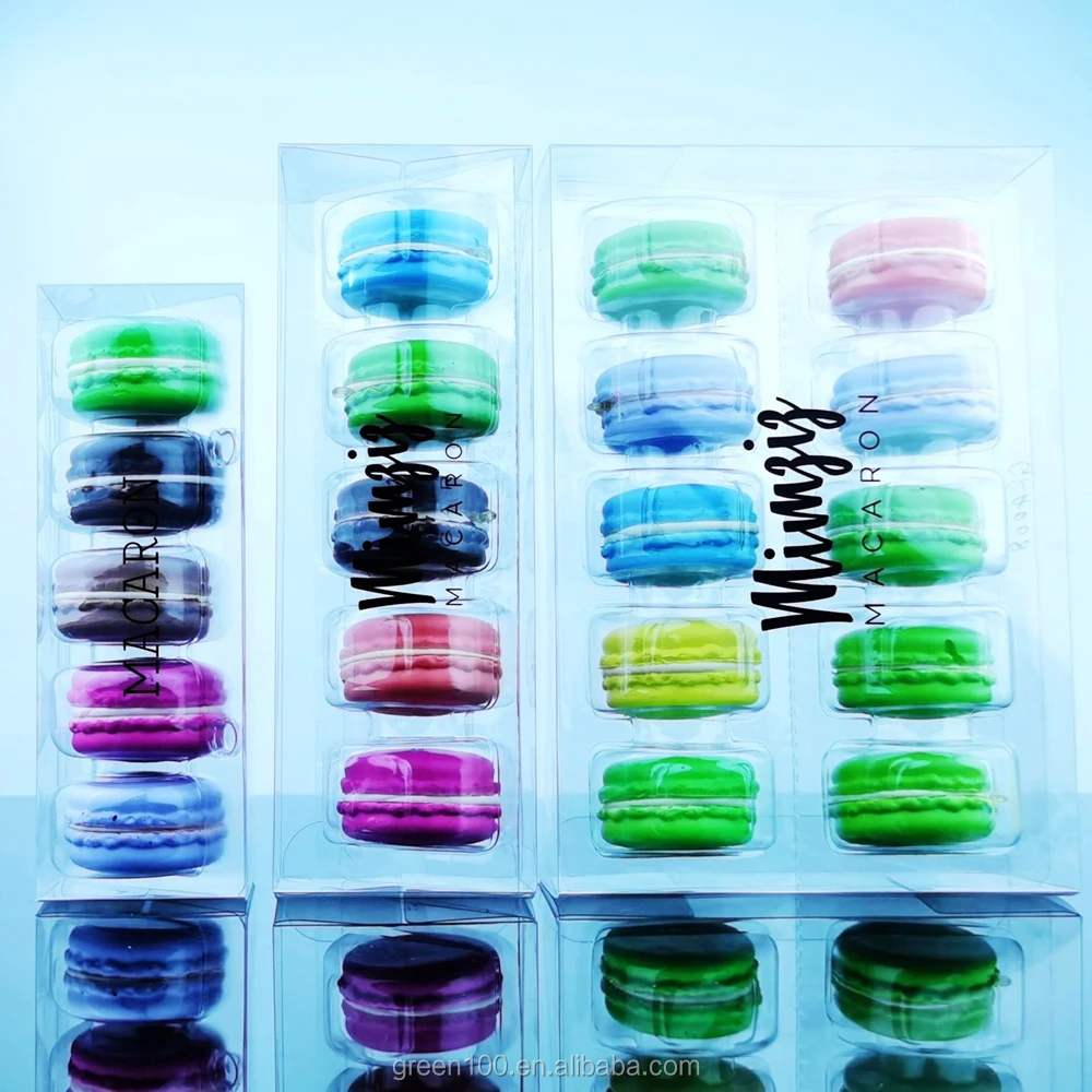 Wedding Macaron  Bakery Gift Blister Tray Package 10pcs custom printed logo macarons packaging boxes
