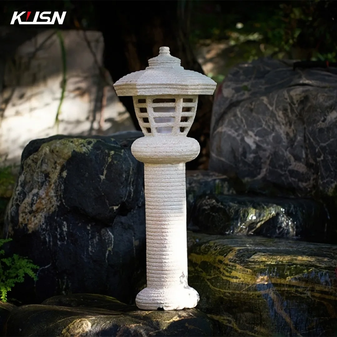 20W Landscape Park Garden Speaker Solar LED Light Lawn Outdoor Waterproof Sound System Powered Coaxial Loudspeaker PA System