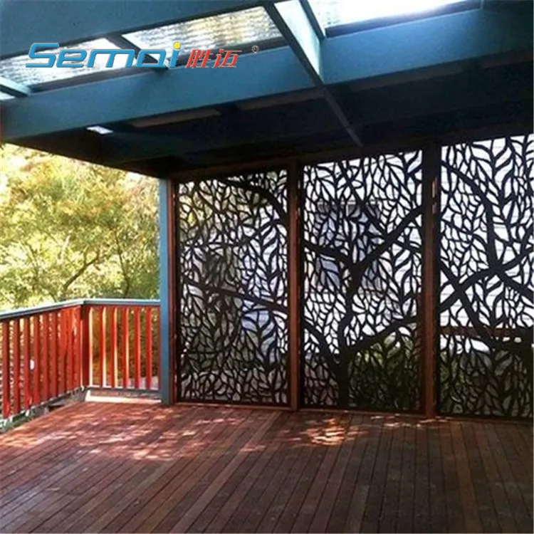 
Exterior Decorative Laser Cut Aluminum Fence Panels for Garden Fencing 