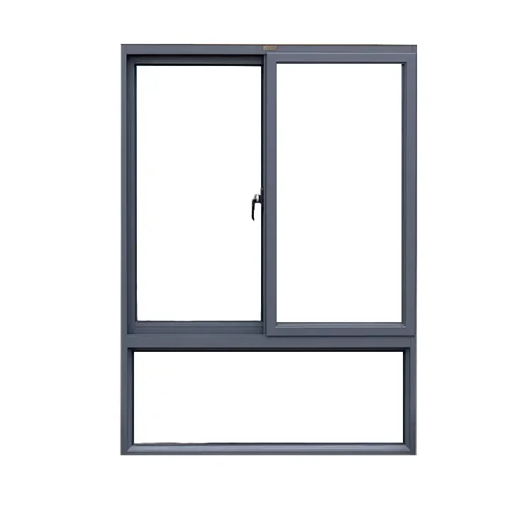 RG90.7 Modern Aluminum Sliding Sash Windows Insulated Energy Efficient Double Glazed Bespoke Service for Home and Office Use