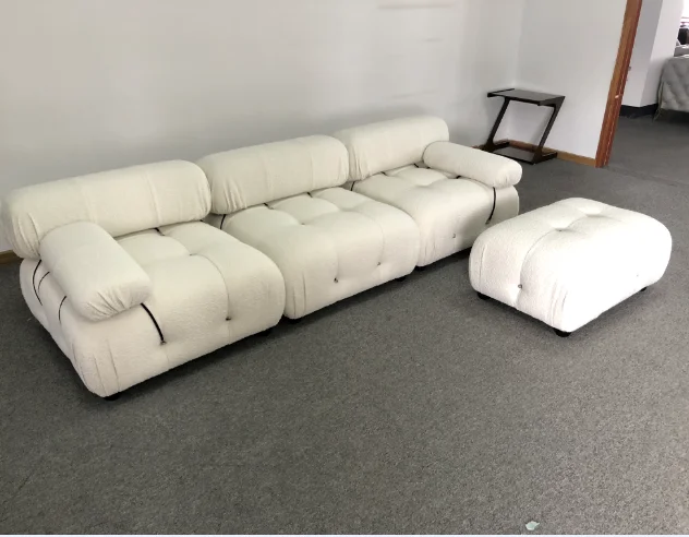 Nordic modern luxury sectional sofa set 4 pieces furniture corner U shape sofa sets home living room sofa furniture