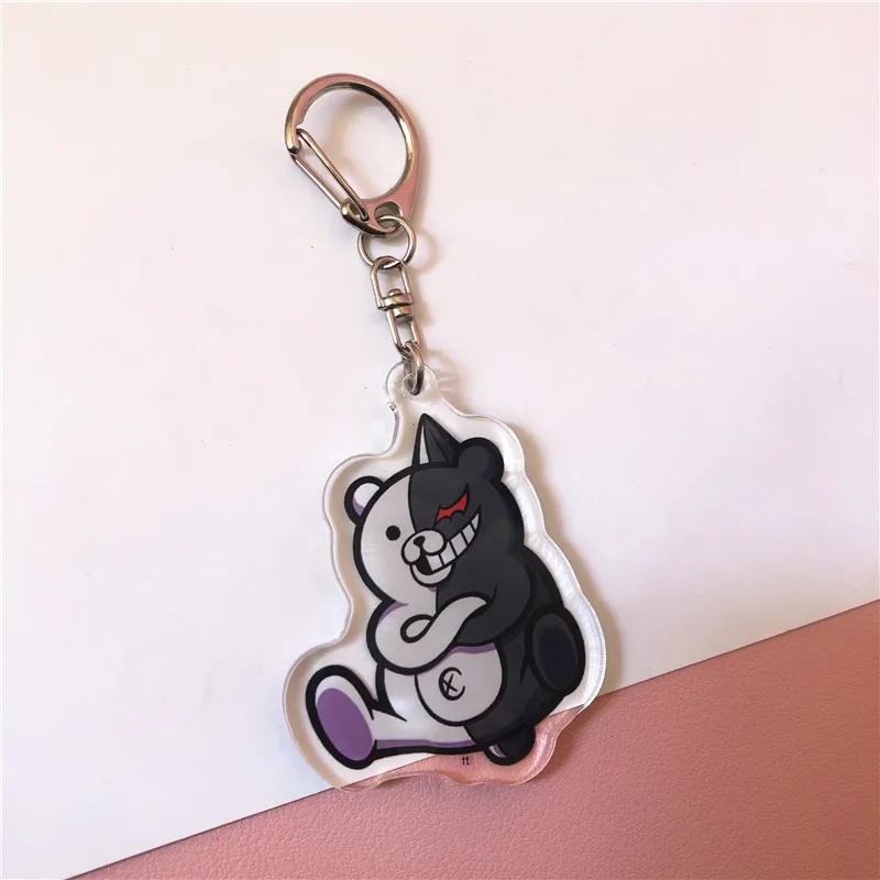 Factory Sale Various Two-sided Printed Clear Acrylic Keychain Charms