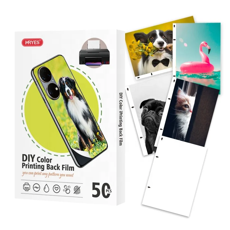 MRYES New product Mobile Phone Silk print Clear Transparent Tempered Glass Screen Protector For samsung for xiaomi