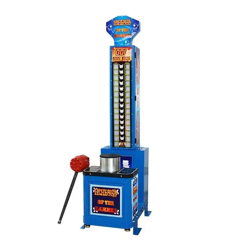 blue Cheap price indoor arcade Hammer sports game machine Hammer Machine King Power boxing game machine