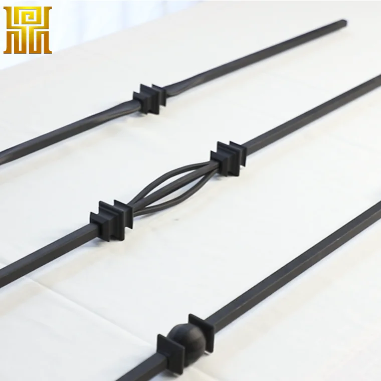 Popular Style Hot Sale Iron Balusters Stair Parts Square and Round Sizes Wrought Iron Balusters