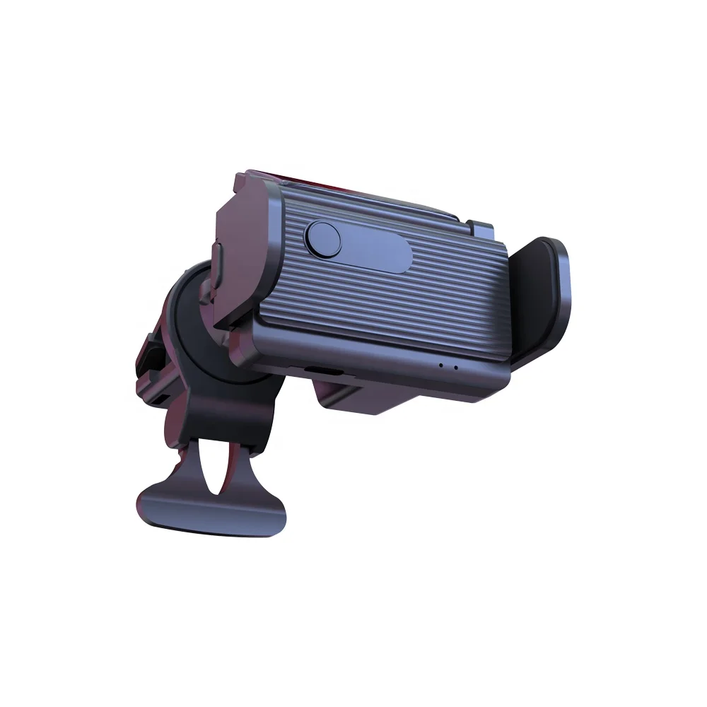 Qiyu Solar Automatic Charging Car Air Vent Mobile Phone Holder Stand Mount