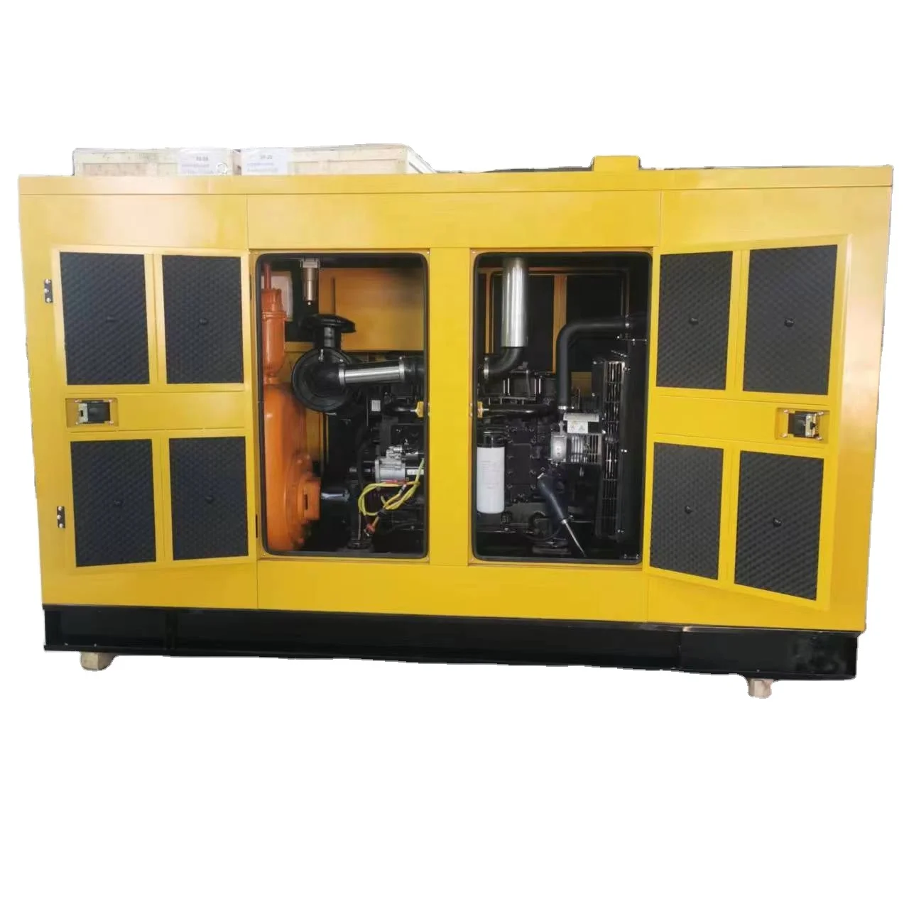 Sound-proof 300mm Strong Self Priming Diesel Water Pump With Suction lift 8m