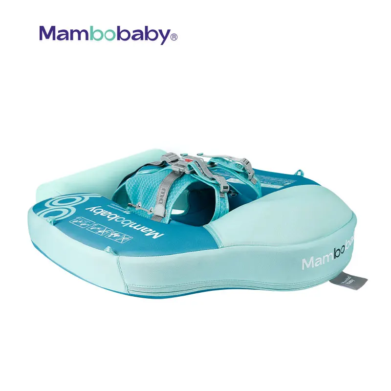 Mambobaby New Arrival  Baby Float Non Inflatable Swim Ring Special  Needs Baby Swimming Pool  Foldable Chest Float with Canopy