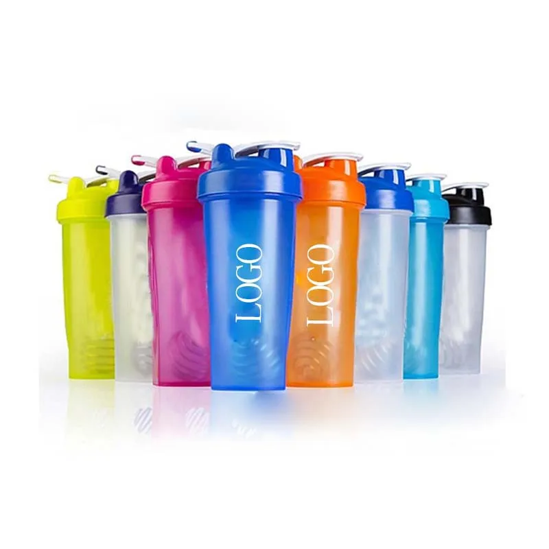 
Custom Logo Direct Drinking Outdoor Tour Multicolor Pp Pe Pink Water Gym Plastic Protein Shakers Bottle 