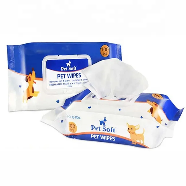 Petdom Pet Grooming Cleaning Safe And Mild Puppy Eye Cleaning Wipes Pet Alcohol Free Wipes Hypoallergenic Cat Dog Wipes