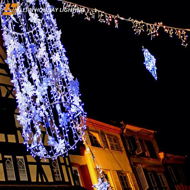 10mm rope light Street holiday colorful customized outdoor decoration light