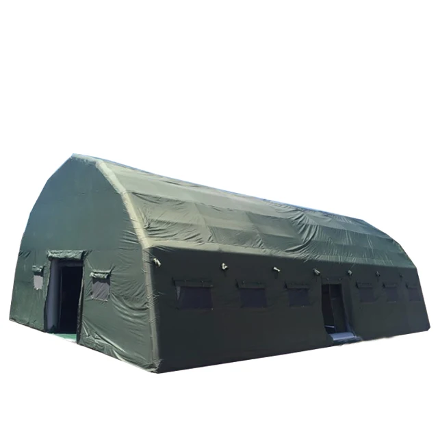 Customized Air sealed camouflage  large used inflatable tent for relief