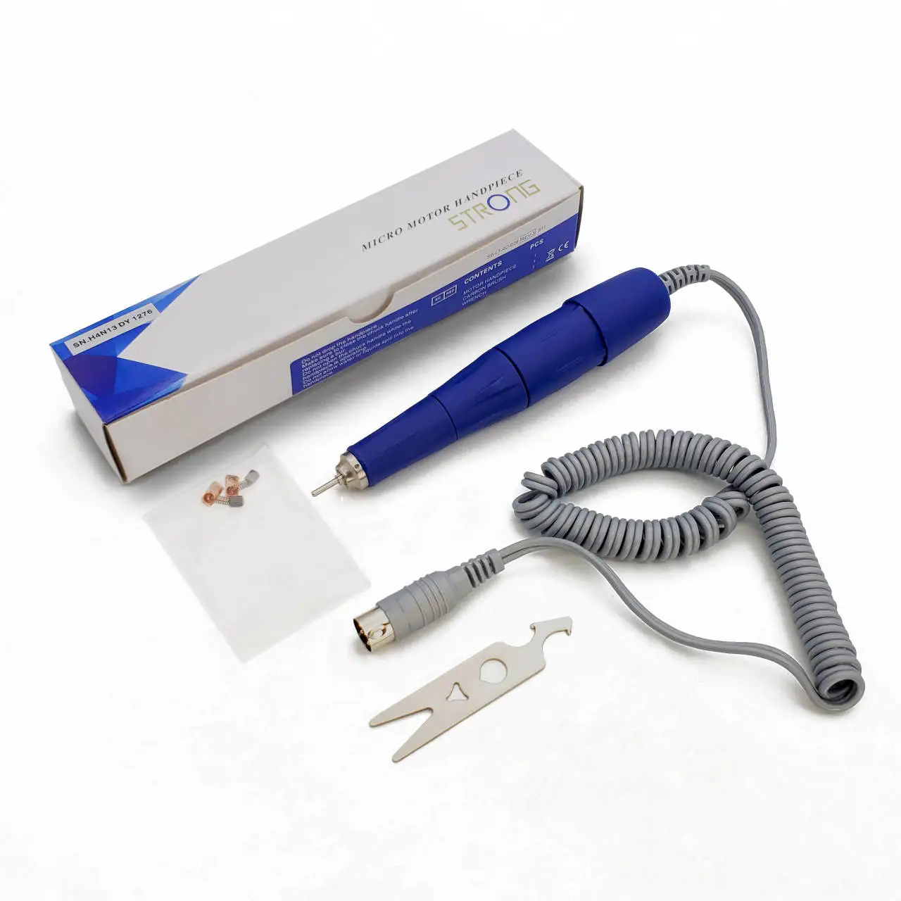 Blue 35000 RPM manicure machine strong 210 nail drill handle