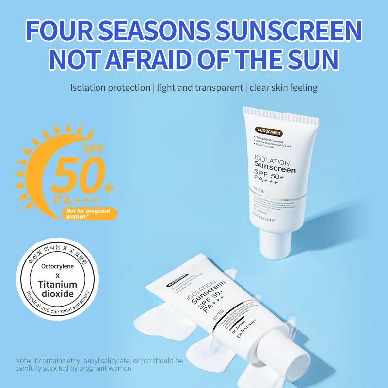 SPF 50 Sunblock Sunscreen Moisturizer Whitening Organic Sunscreen Face Cream Spf 50