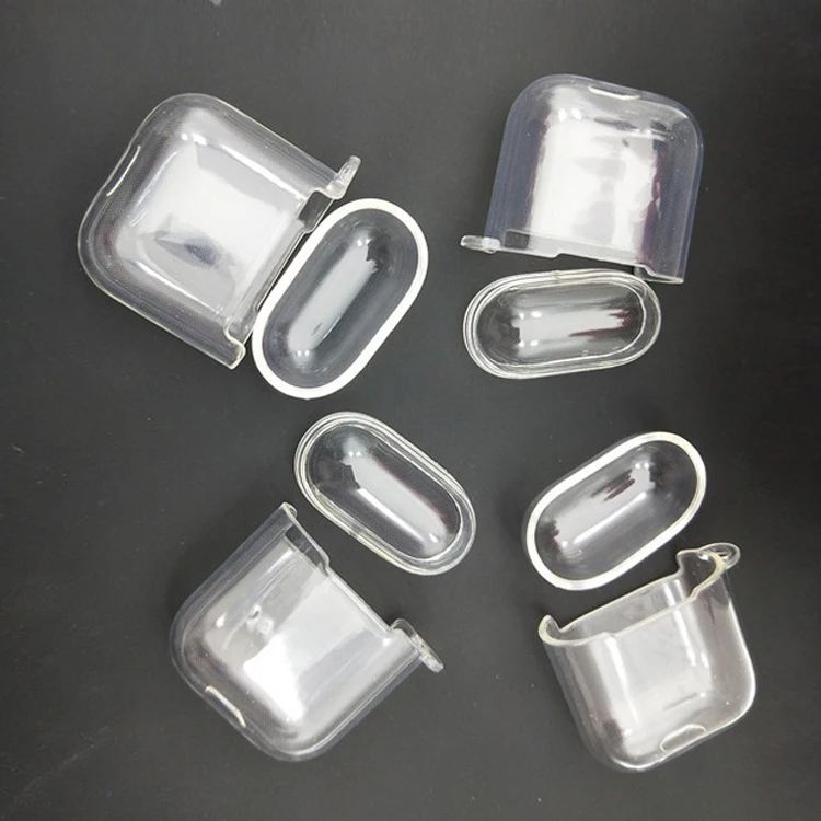 wholesale transparent soft TPU clear cover for air pod wireless waterproof shockproof earphone case for apple airpods 2