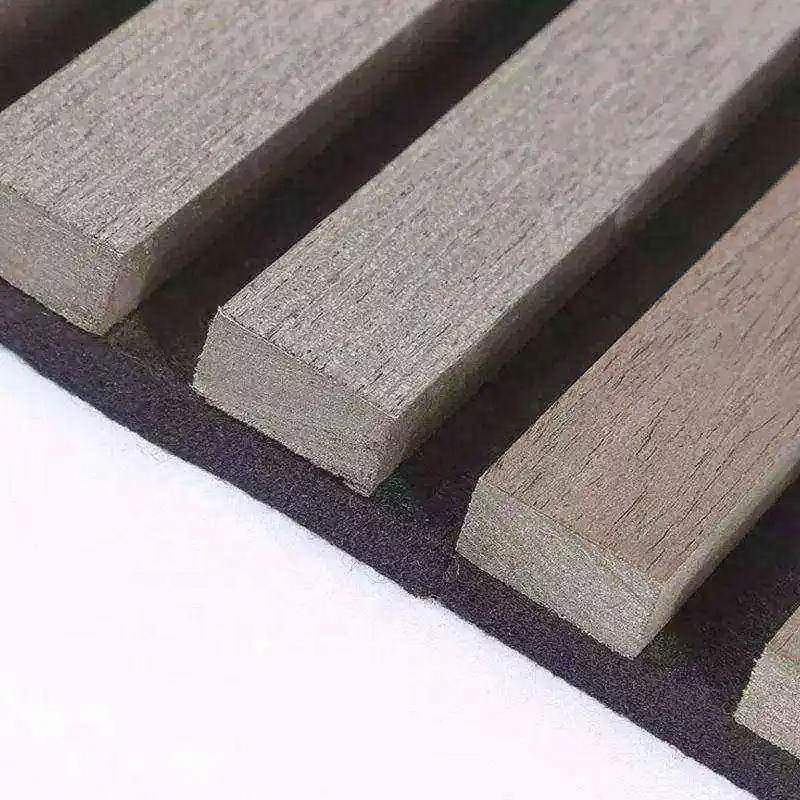 Composite Wood Polyester Fiber Wool Acoustic Panel Polyester Wood Veneer Soundproof Wall Panels