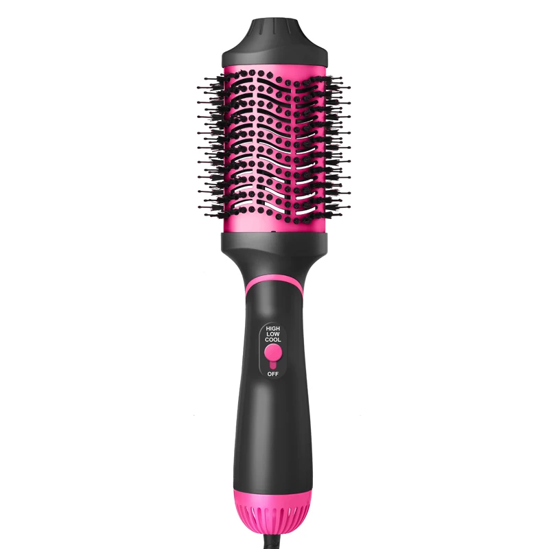 NEW coming original manufacturer Hair Straightener Brush Flat Iron 1000W Hot Air Brush Styler and hair dryer brush