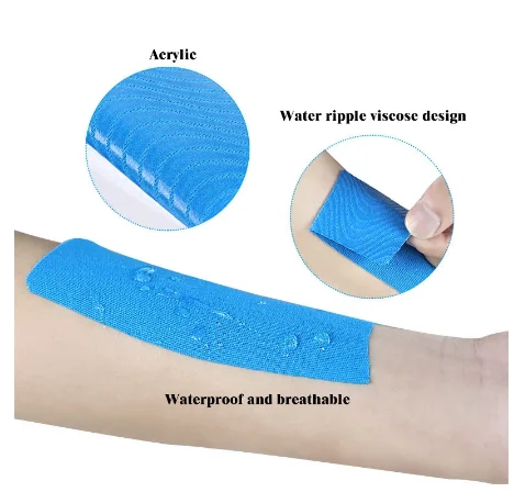 EONBON Custom Logo Pain Relief and Injury Recovery Kinesiology Tape Nylon