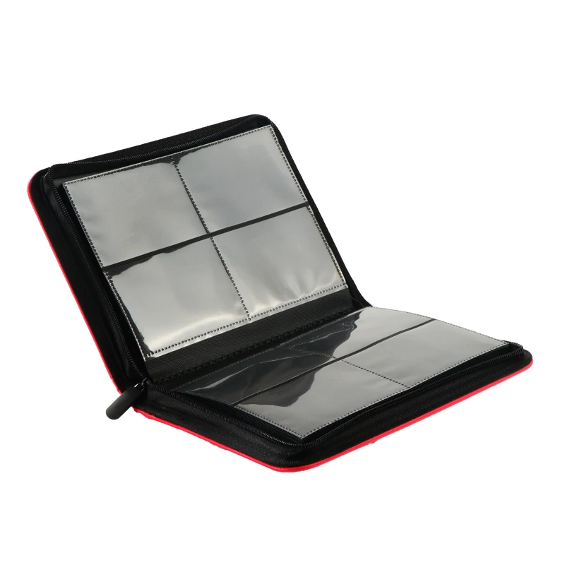 HENWEI Custom PU Leather 4 Pocket Card Binder Protection Album For Standard Cards MTG Yugioh Game