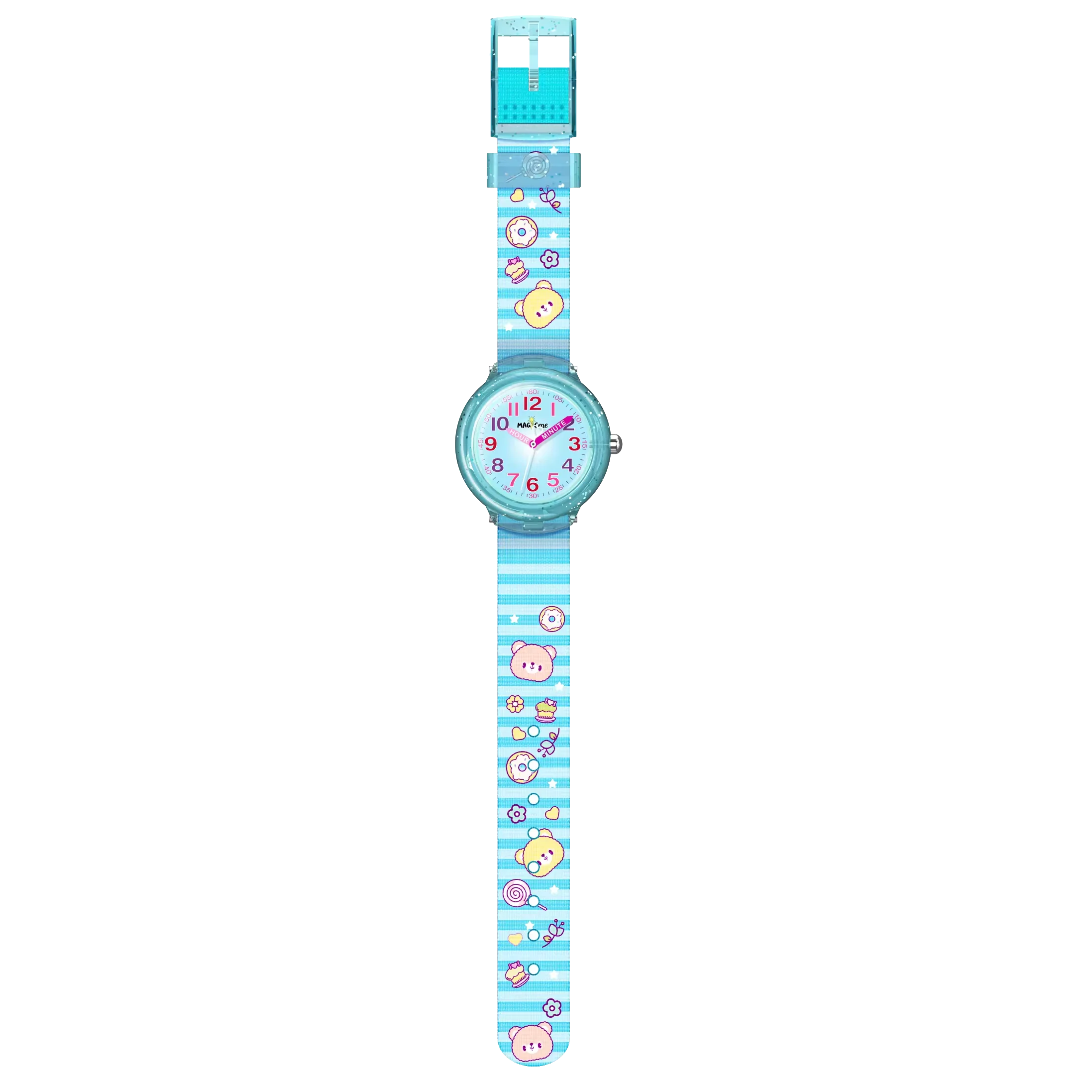 Bling japanese cartoon girl watch waterproof chain watch for girls