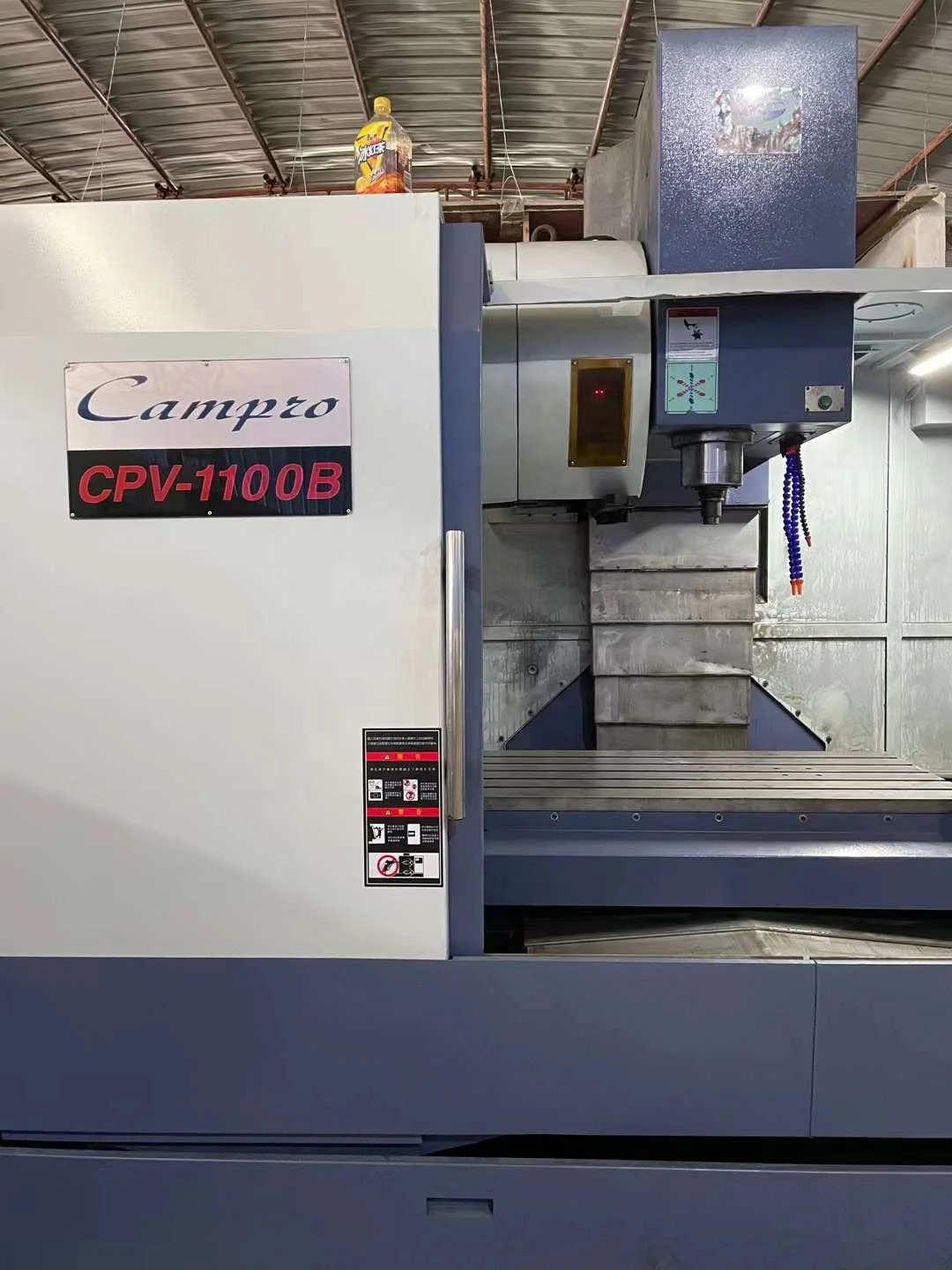 Used Taiwan brand  campro vmc 1100 FANUC 3 axis hard rail Metal Vertical CNC Milling Machine