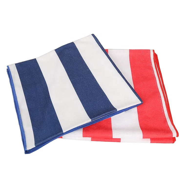 Personalised Oversized Waterproof No Sand Wrap Ladies Microfiber Strip Beach Towel