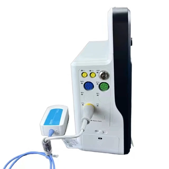 Veterinary multi-parameter  EtCO2 monitor with  capnograph ETCO2 sensor