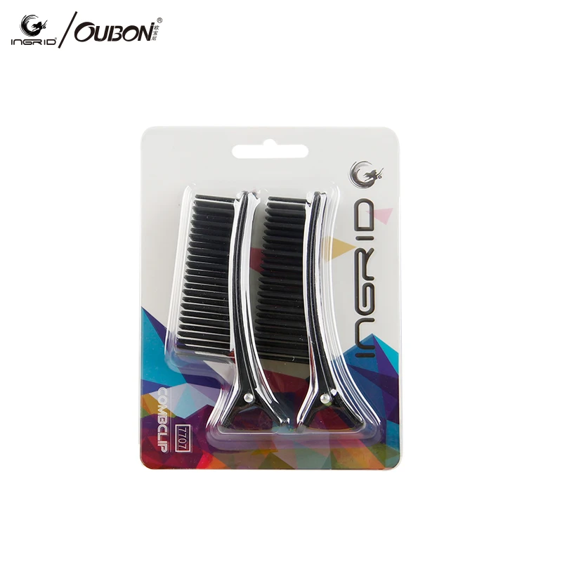 Plastic Hair Clips Hairdressing Clamps With Comb Hairpins Clamp Salon Cutting Dye Hair Care Styling Tools