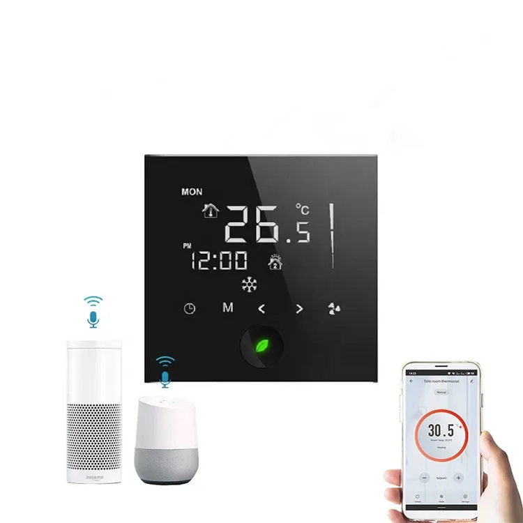 WiFi Smart Thermostat Temperature Controller LCD Display Week Programmable For Underfloor Heating