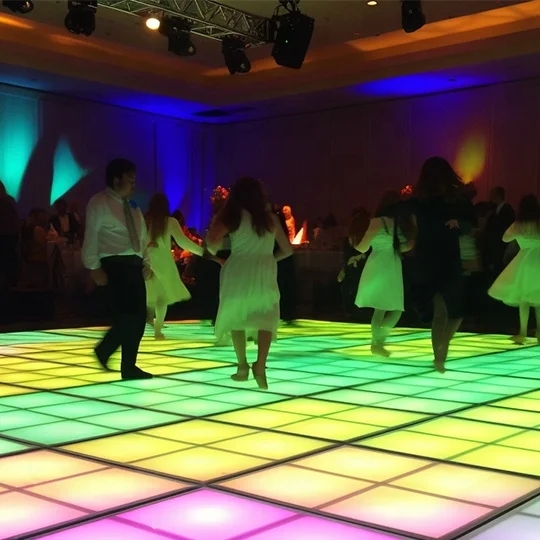 neon active game led floor 30x30cm remote control interactive led dance floor for kid games