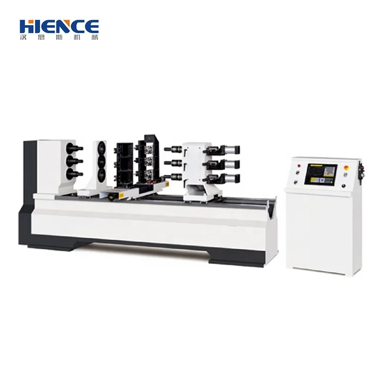 China automatic new cnc wood cutting lathe machine price H-T150D-TM