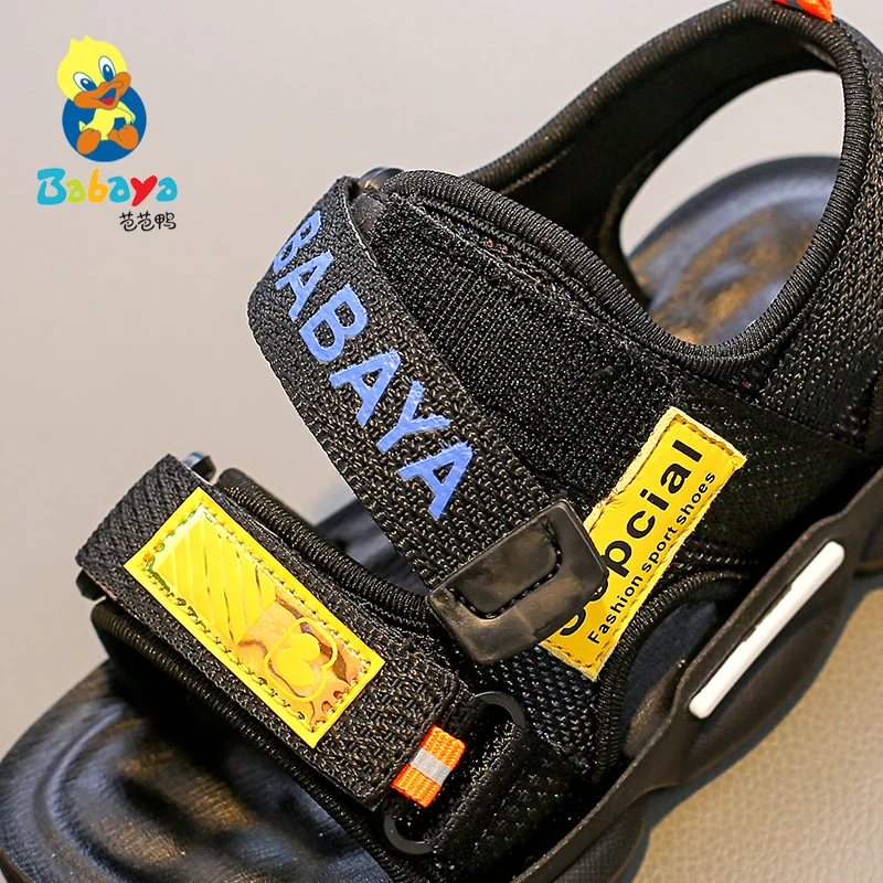 30099  Summer soft fashion sequin patchwork Kids sneaker Sandals Shoes For Children