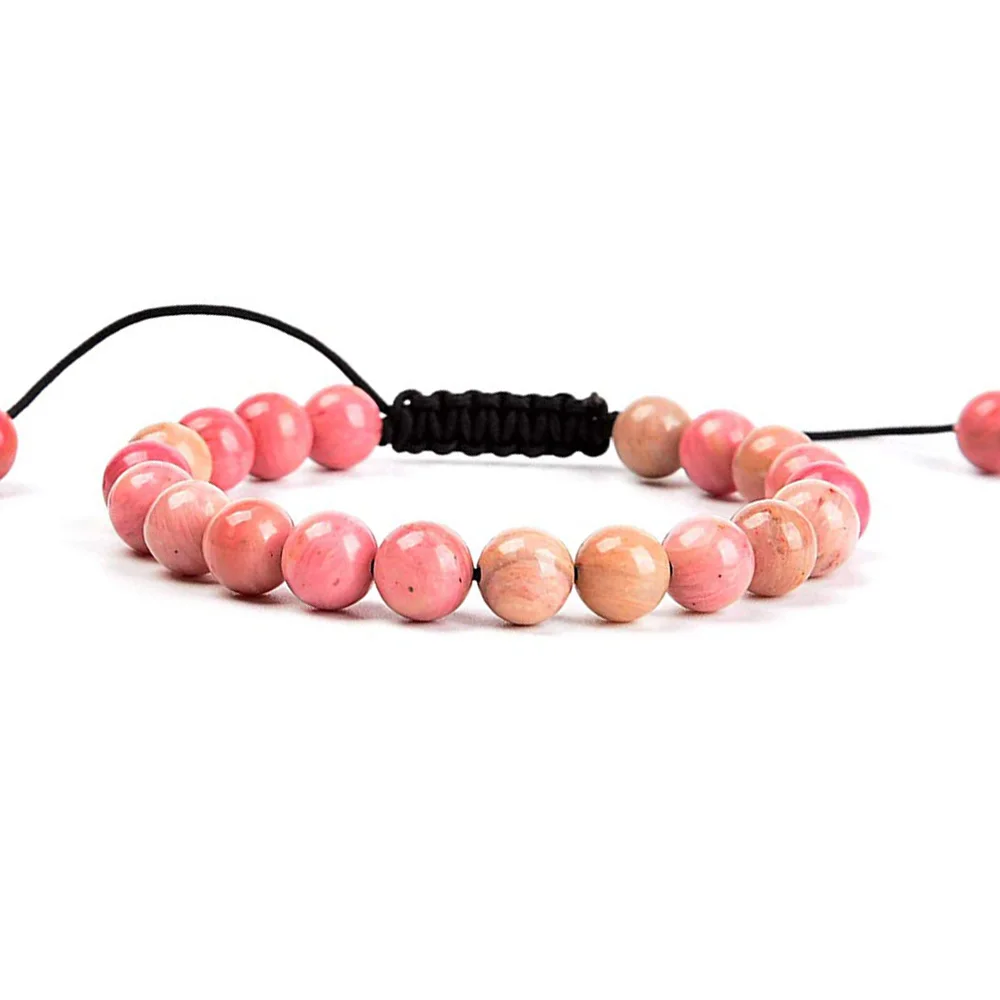 Seven-color crystal bracelet stone tiger eye bracelet volcanic stone natural stone bracelet