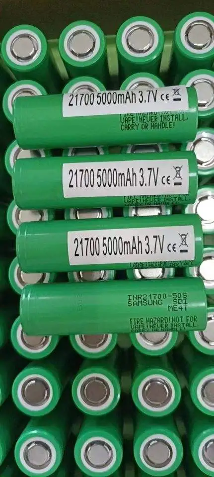 21700 батарея 3 7 v 50G 50S 5000mah 15a литиевая для samsung