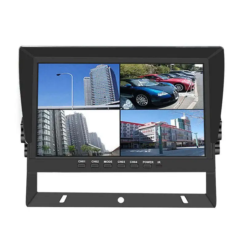 Quad Lcd Channel Bus Truck CCTV Camera Security Mobile Hd Car Blind Spot Monitor System Car Reversing Aid Cameras