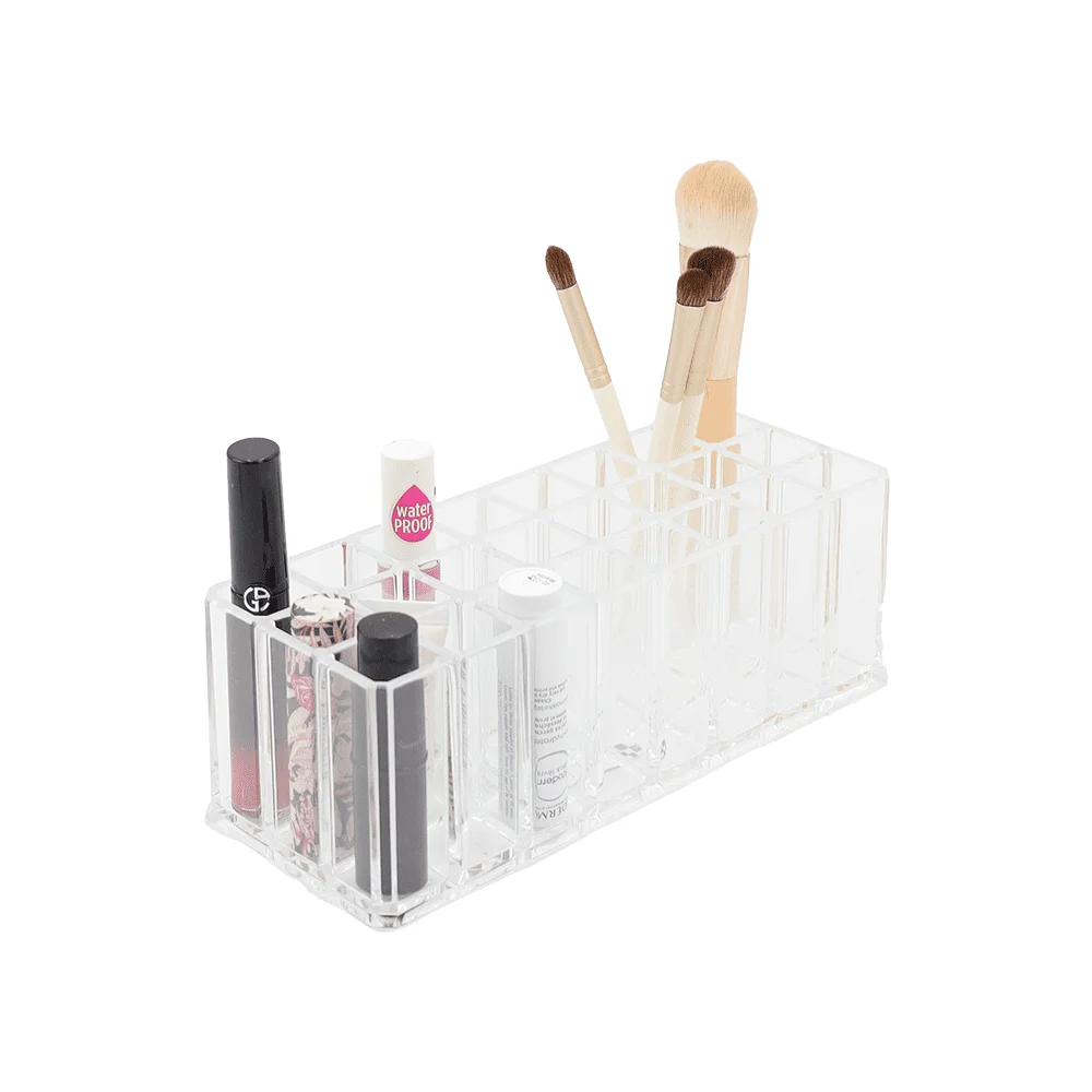 High Quality Premium Acrylic Drawer Organizer Clear Makeup Holder Acrylic Belt Organizer