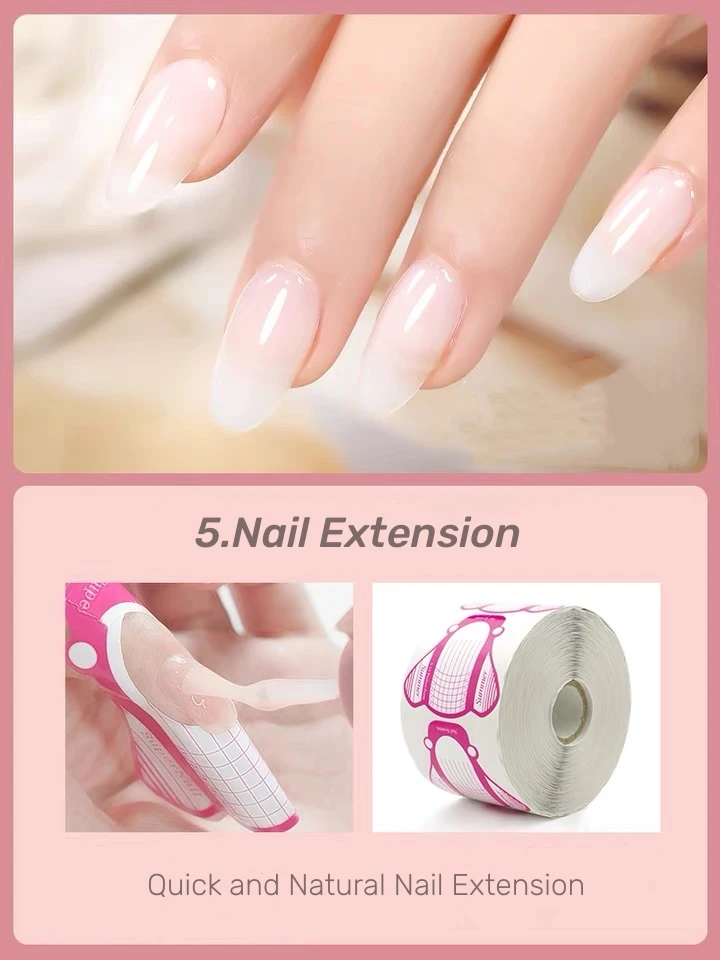 Набор гель-лаков для ногтей MyBeautyNails OEM от частного бренда HEMA Free Гель-лак телесного и розового цвета в