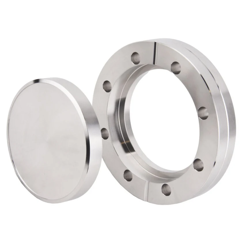 Высококачественная нержавеющая сталь SS304 SS316L вакуумный фитинг CF16- CF350 вращающийся бланкер пустые фланцы матрицы UNC резьбовые отверстия