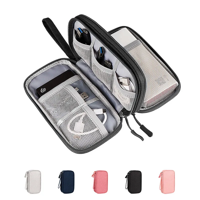 Hot Selling Cheap Portable Digital Usb Charger Cord Cable Bag Travel Electronics Storage Bag Organizer